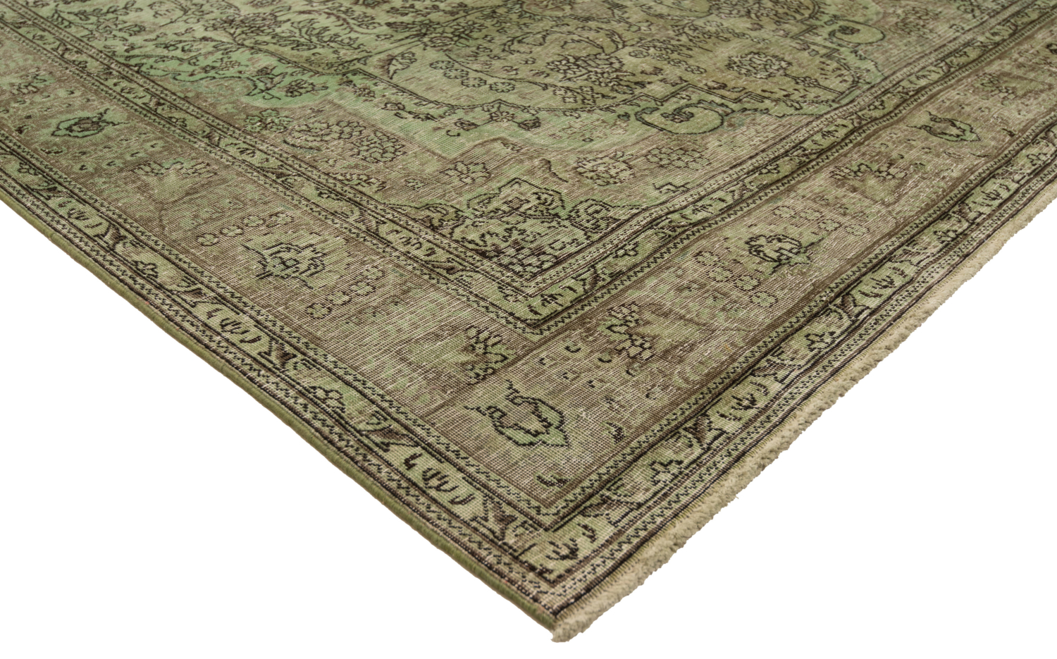 Vintage Rug Green 288 x 198 cm