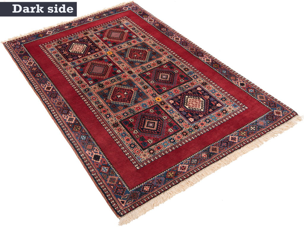 Yalameh Persian Rug Multicolor 148 x 104 cm Yalameh Persian Rug Multicolor 148 x 104 cm