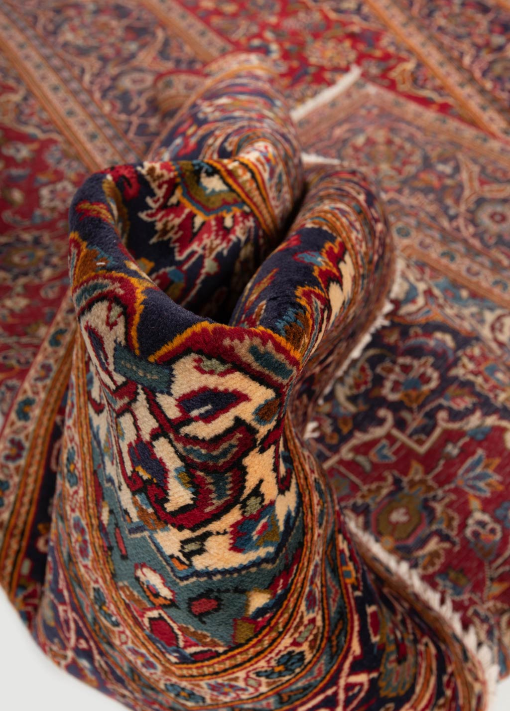 Kashan persisk tæppe