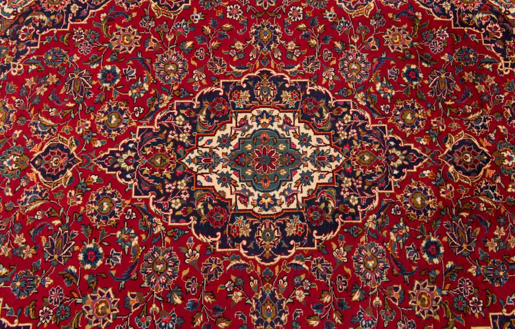 Kashan persisk tæppe
