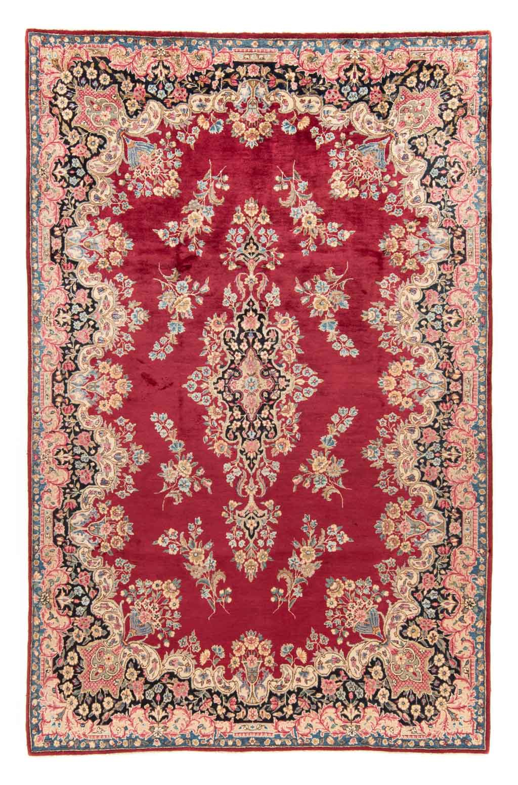 Kerman Persian Rug Red 300 x 193 cm