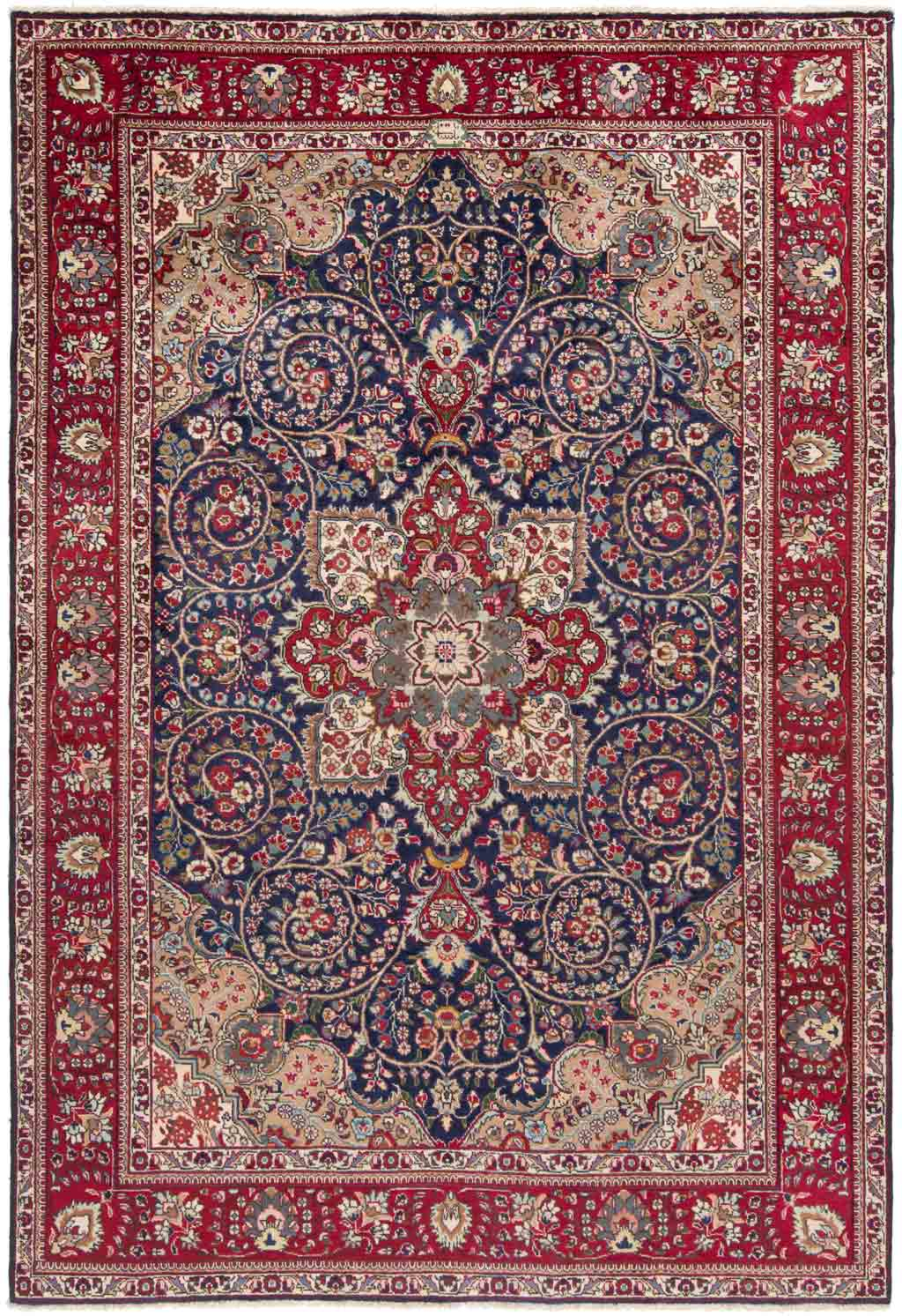 Tabriz Persian Rug Night Blue 298 x 203 cm