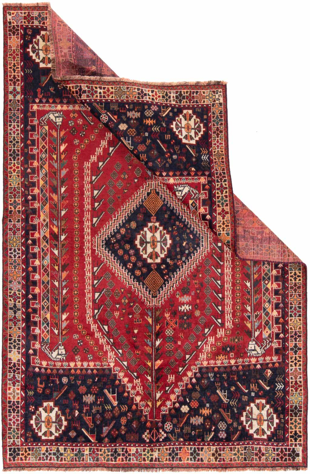 Shiraz persisk tæppe