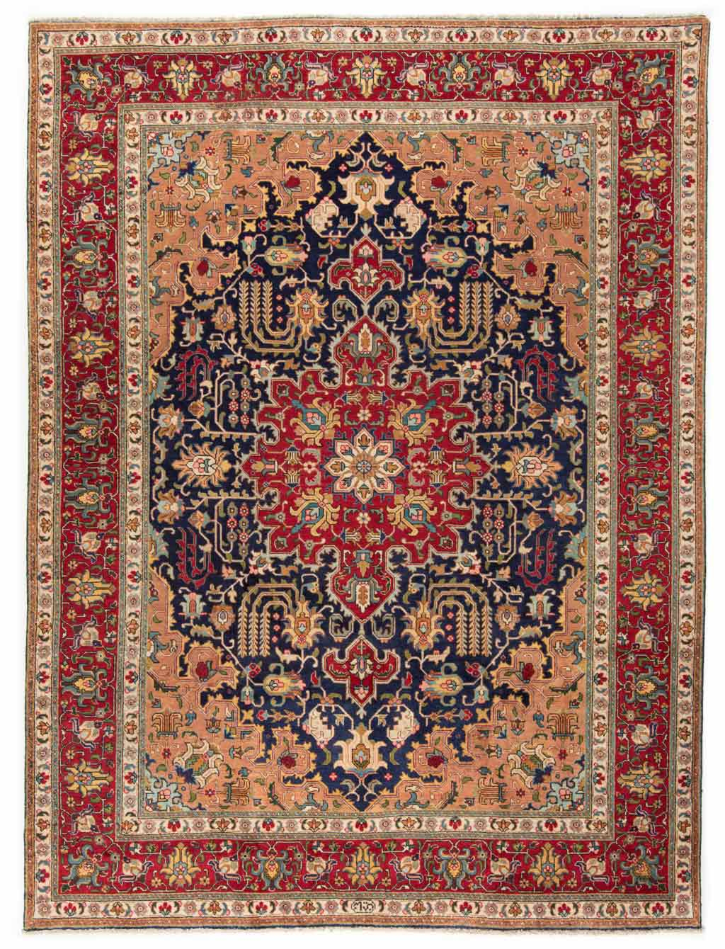 Tabriz Persian Rug Night Blue 331 x 245 cm