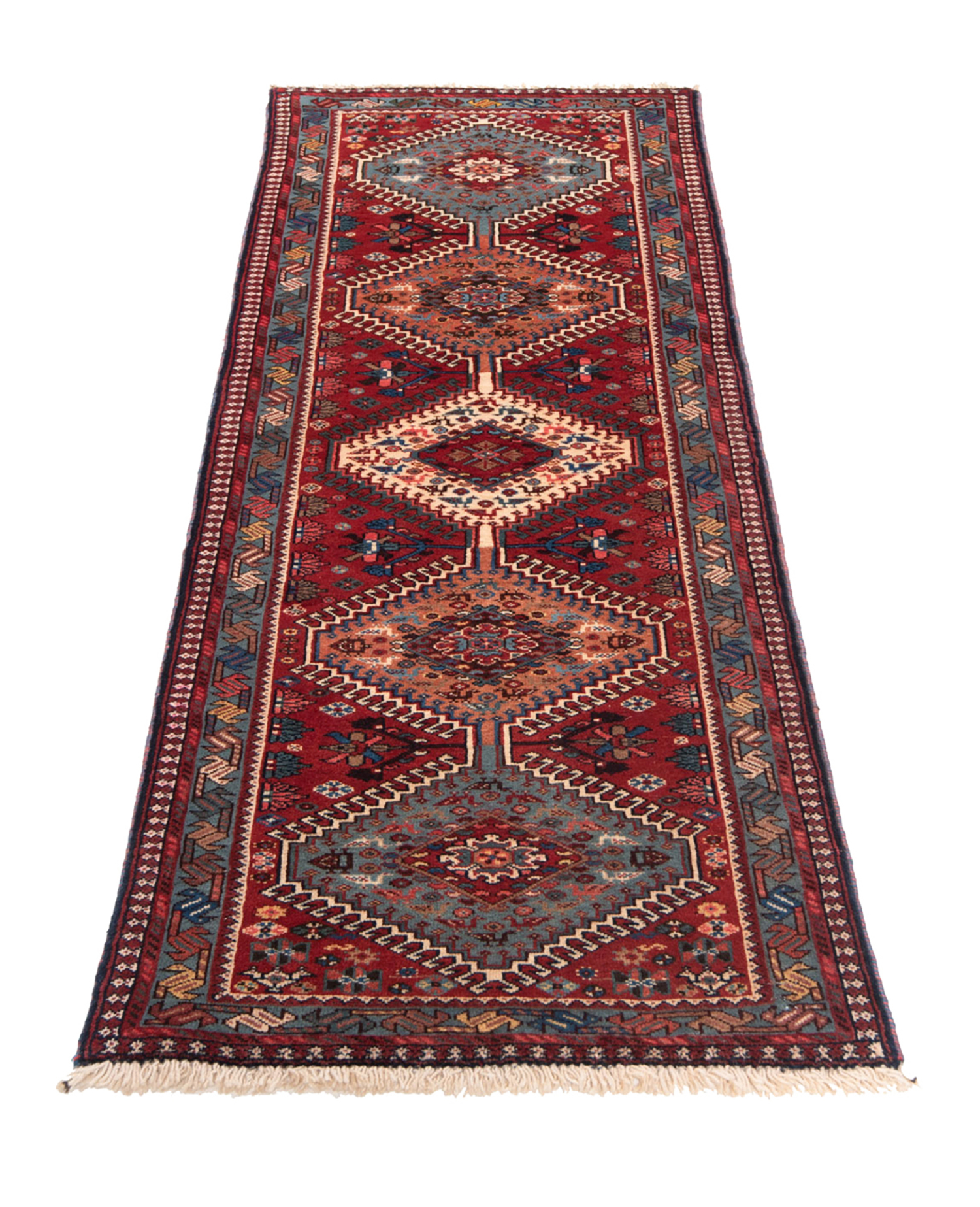 Yalameh Persian Rug Red 194 x 58 cm