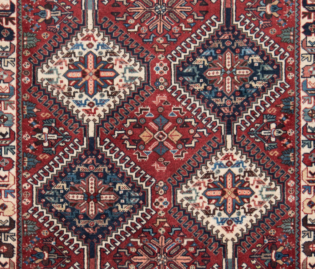 Yalameh Persian Rug Red 140 x 88 cm