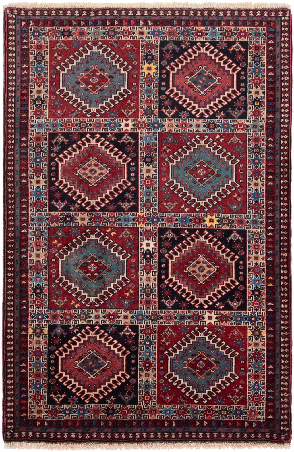 Yalameh Persian Rug Red 128 x 83 cm
