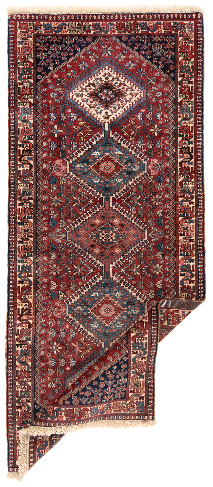 Yalameh Persian Rug Red 206 x 87 cm