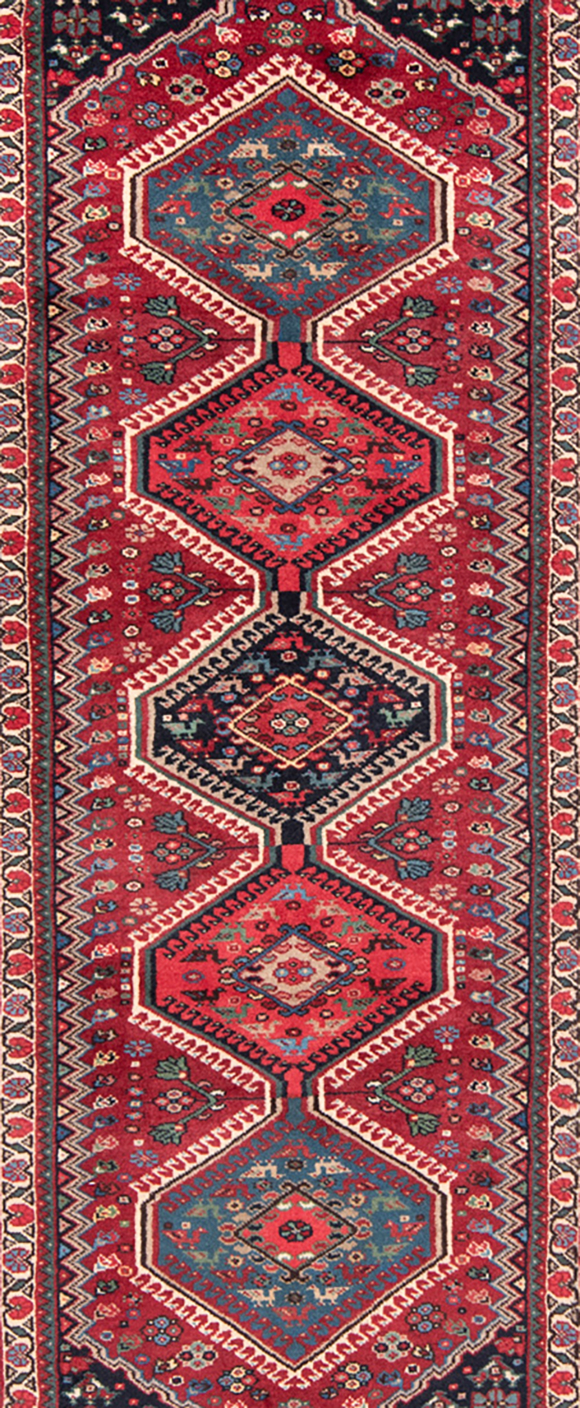 Yalameh Persian Rug Red 151 x 61 cm Yalameh Persian Rug Red 151 x 61 cm