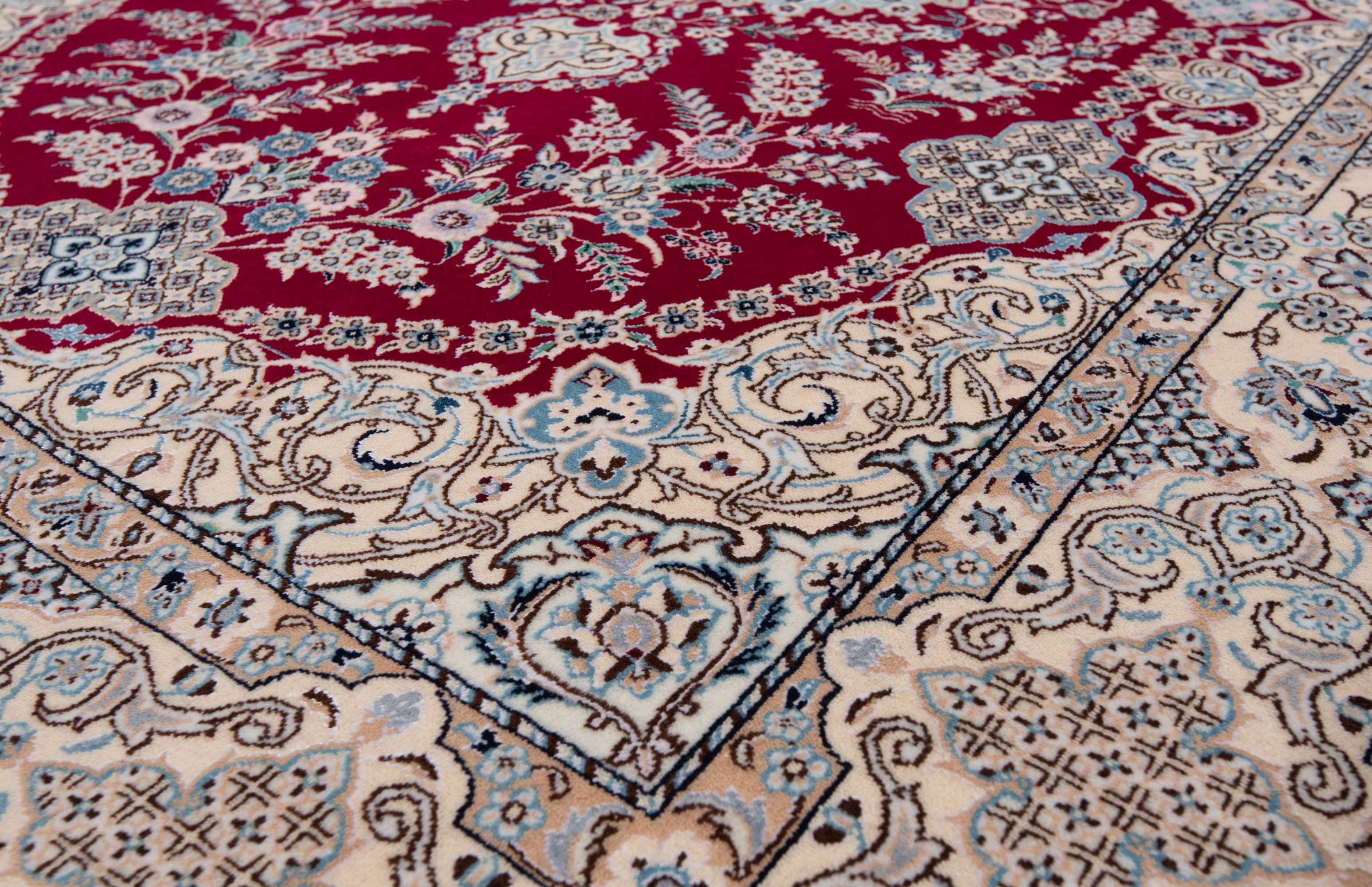 Nain 6La Persian Rug Red 195 x 130 cm